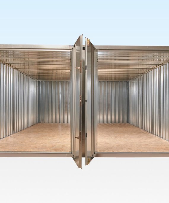Conjunto de armazenamento de ligação lateral plana XL de 6 m