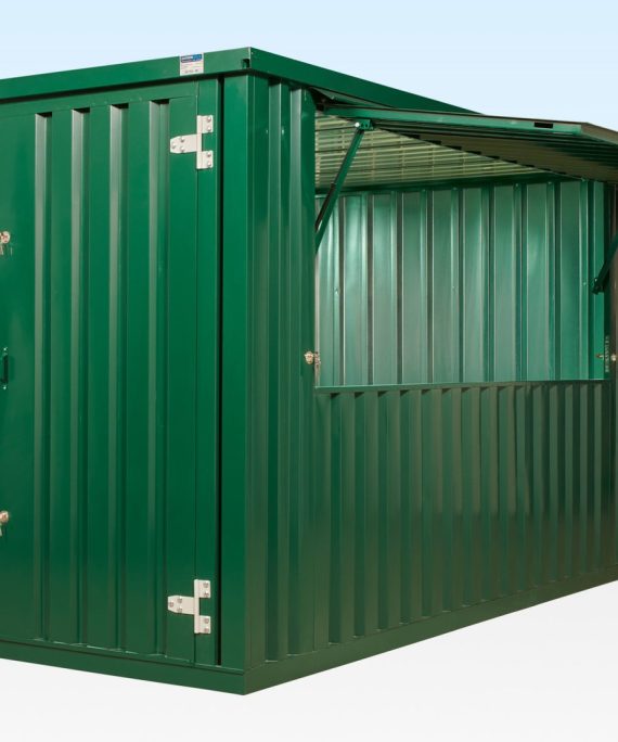 Quiosque Plano XL 4m (RAL6005) – Verde