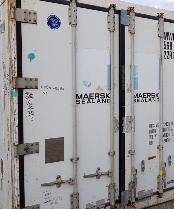 Contentor REEFER "refrigerado" 20 pés Classe B