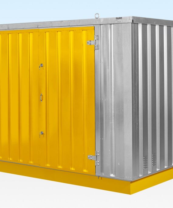 Armazenamento químico plano 3 x 2,1 m